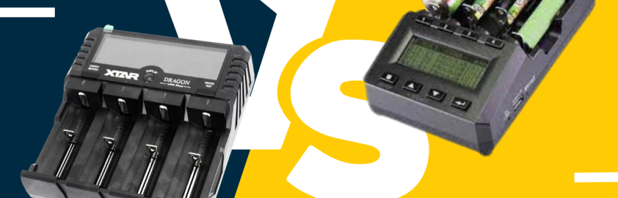 Porównanie ładowarek XTAR Dragon VP4 Plus vs SkyRC MC3000